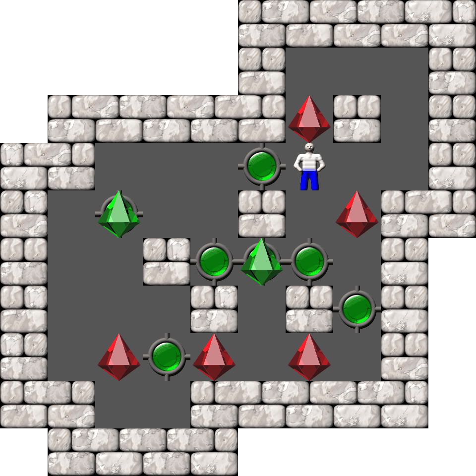 Sokoban Frantisek Pokorny collection level 35